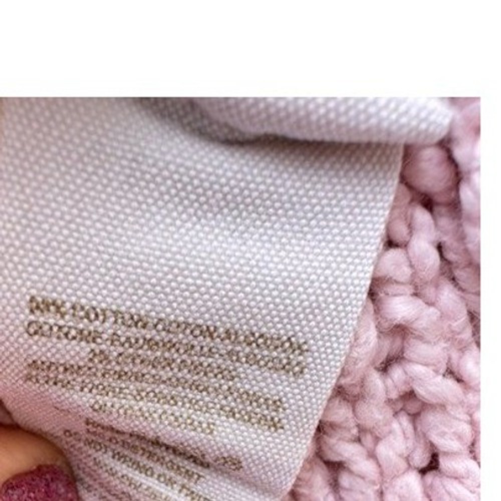 Free People Womens Pink Pastel Slouchy Oversized Sweater MEDIUM Coquette Soft - Picture 9 of 9